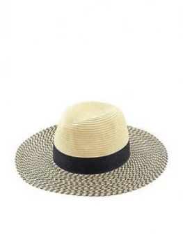 Image of Accessorize Portofino Fedora, Navy, Size M-L, Women