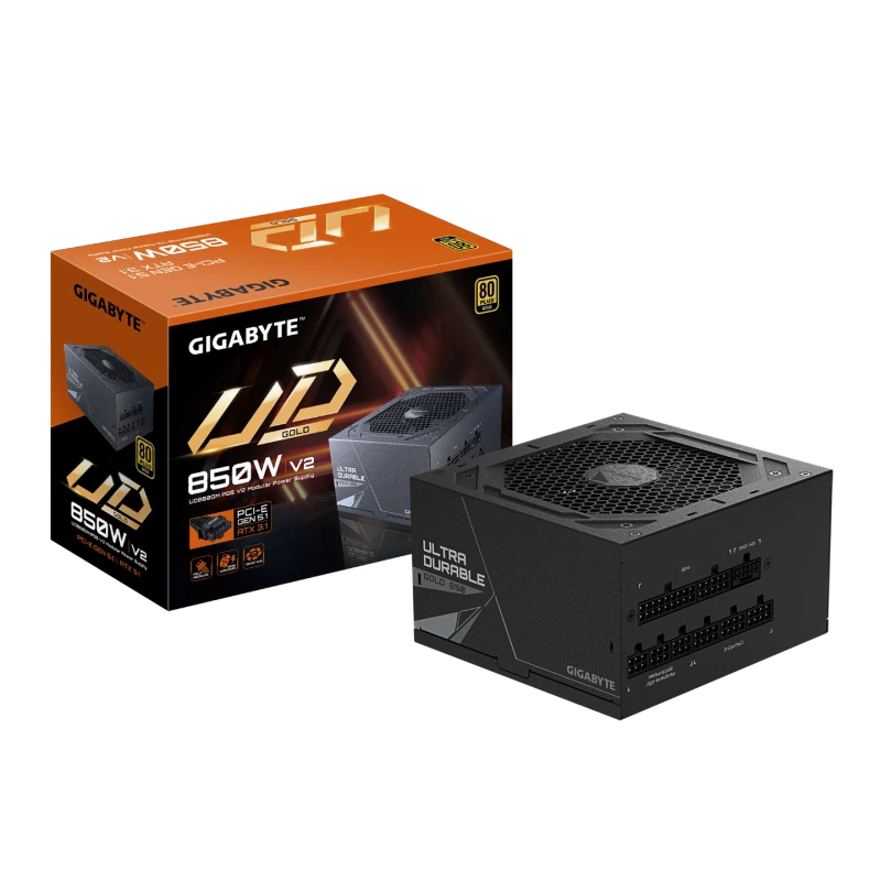 Image of Gigabyte UD850GM PG5 V2 850W 80+ Gold Fully Modular ATX 3.0 Power Supply - GP-UD850GM PG5 V2