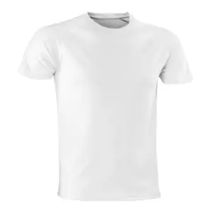 Image of Spiro Mens Aircool T-Shirt (XL) (White)