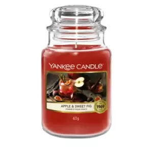 image of Apple And Sweet Fig Scented Candle 425g