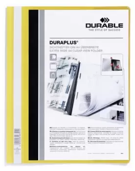 image of Durable DURAPLUS report cover Yellow