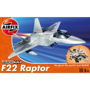 Image of F22 Raptor Quickbuild Air Fix Model Kit