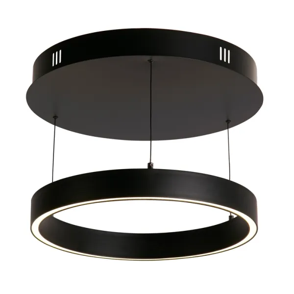 Image of Searchlight Layla Gesture Medium LED Ceiling Pendant Light - Black