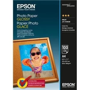 image of Original Epson (A4) Glossy Photo Paper 100 sheets