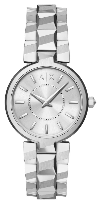 Image of Armani Exchange AX4405 Two-Hand Quartz (34mm) Silver Sunray Watch