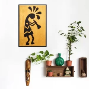 Image of Array Multicolor Decorative Wooden Wall Accessory