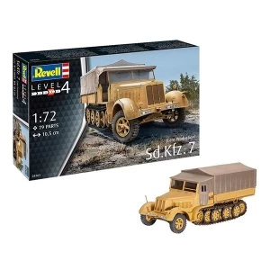 image of Sd.Kfz. 7 Late Production 1:72 Revell Model Kit