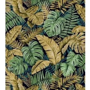 JUNGLE CANOPY OCHRE WALLPAPER