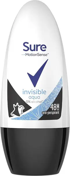 image of Sure Motion Sense Invisible Aqua Deodorant 50ml