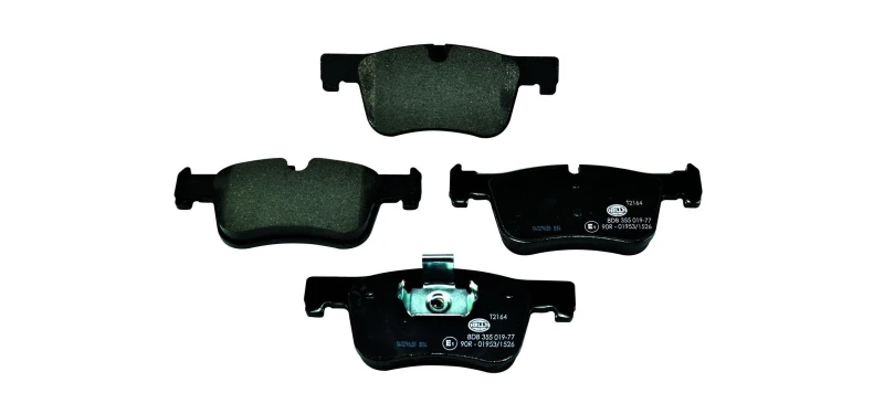 Image of HELLA Brake pad set HELLA 8DB 355 019-771