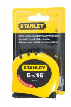 Stanley 5m Leverlock Tape Measure