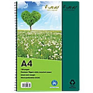 image of Forever Notebook 5901Z A4 Ruled White Ruled Perforated 120 Pages 5 Pieces of 120 Sheets