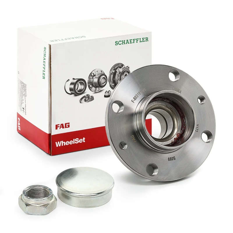 Image of FAG 713 6907 10 Wheel bearing kit Photo corresponds to scope of supply, with ABS sensor ring Wheel Bearing Kit (654)
