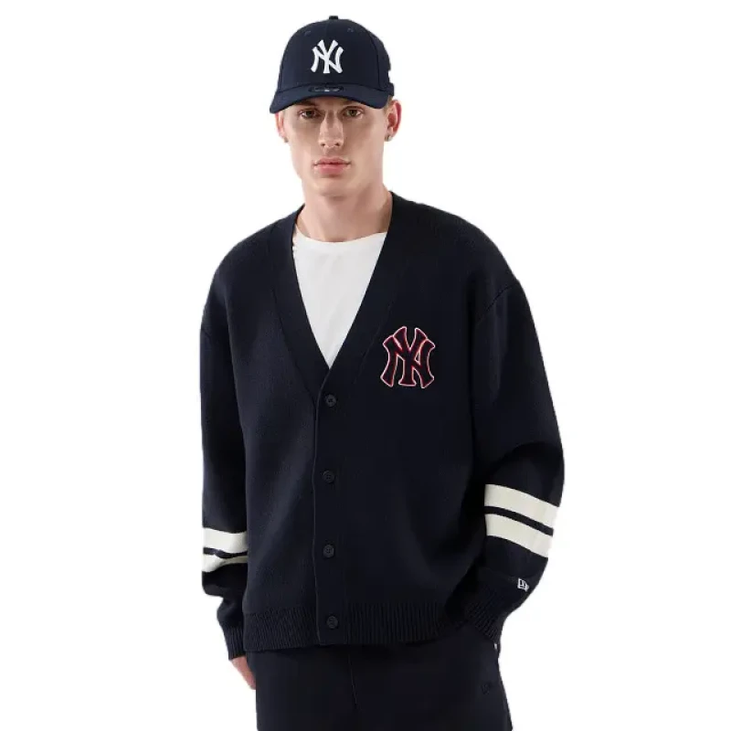 Image of new era Cardigan New Era New York Yankees MLB Bleu Unisex L