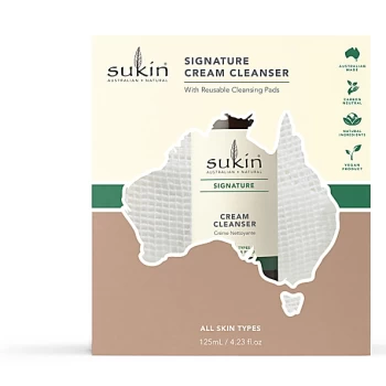 image of Sukin Signature Cream Cleanser Gift Set - 125ml