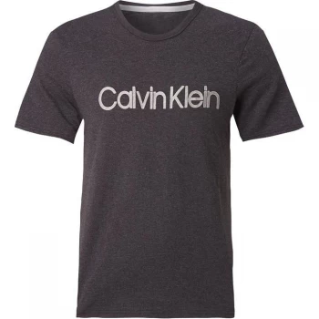 Image of Calvin Klein Crew Neck T Shirt - Charcoal Heathe