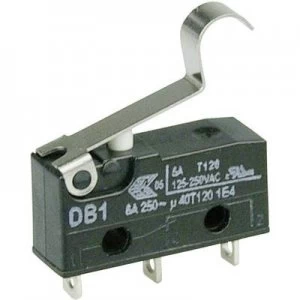 Image of Cherry Switches Microswitch DB1C A1SB 250 V AC 6 A 1 x OnOn momentary