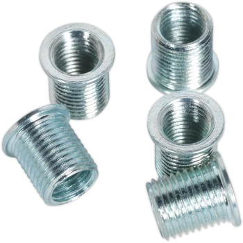 image of Sealey Glow Plug Thread Repair Replacement Inserts M8 1mm Pack of 5