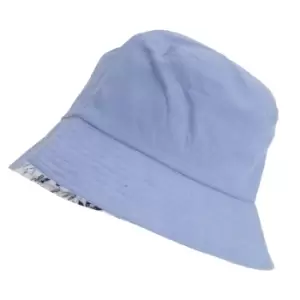 image of Tom Franks Womens/Ladies Floral Bucket Hat (S/M) (Denim)