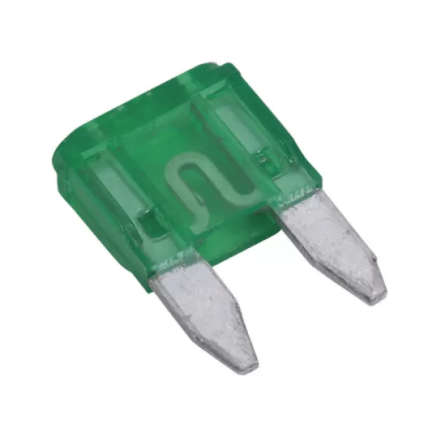 Image of Genuine SEALEY MBF3050 Automotive MINI Blade Fuse 30A Pack of 50