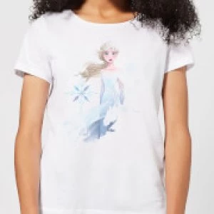 Image of Frozen 2 Nokk Sihouette Womens T-Shirt - White - 3XL