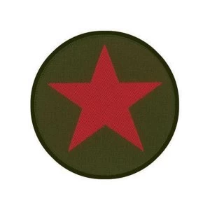 image of Che Guevara - Red Star/Khaki Standard Patch