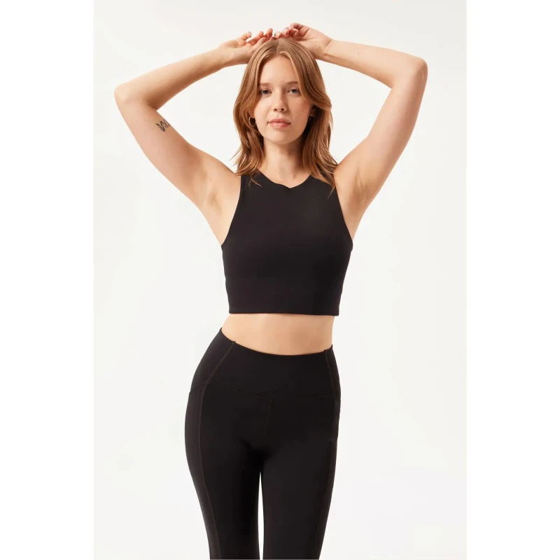 Image of Girlfriend Collective Sports bra Girlfriend Collective Dylan Noir Female 3XL