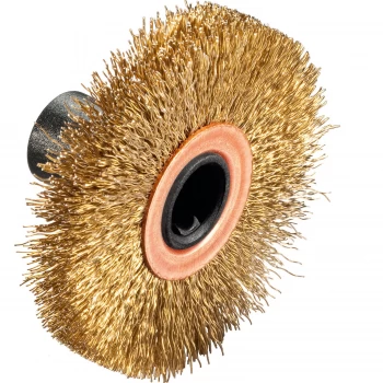 Image of Bosch Home and Garden 1600A00159 Brush Brass-plated steel wire