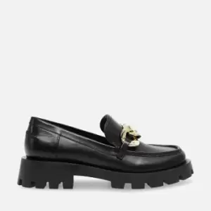 Image of Steve Madden Mix Up Leather Loafers - UK 5