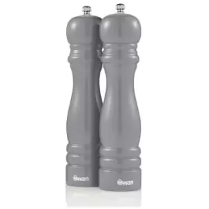 image of Swan - Retro 2pcs of 8 Pepper Mill Set Grey