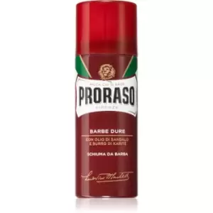 image of Proraso Red Shaving Foam Shaving Foam for Tough Stubble 50ml