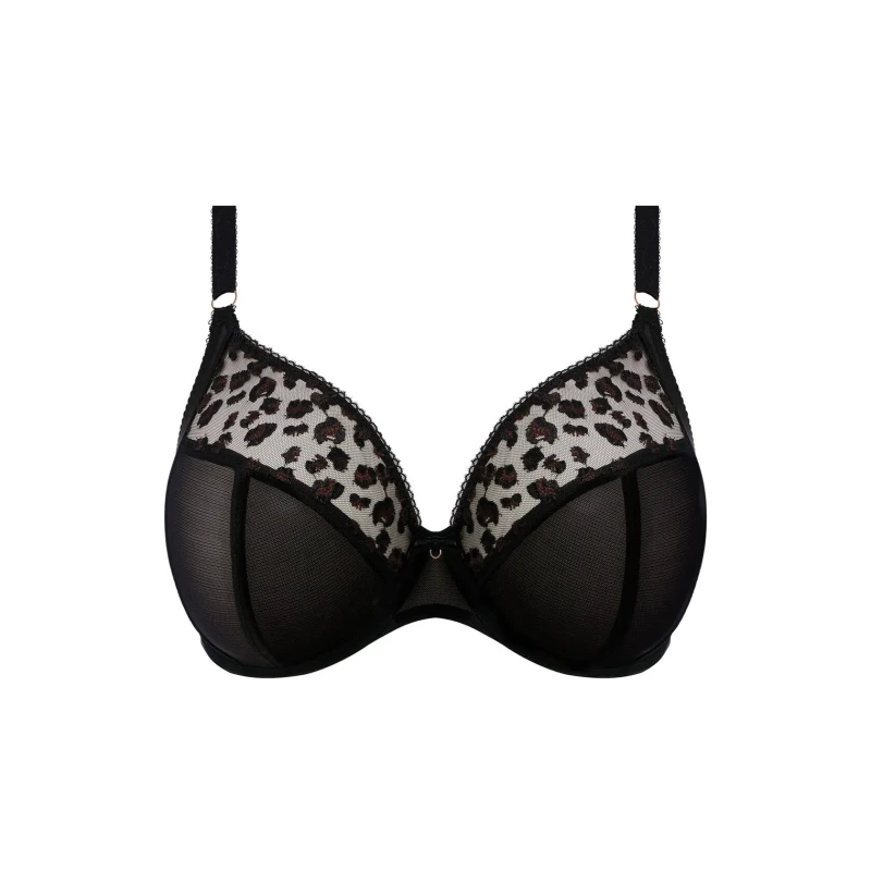 Image of Elomi Elomi Namrah Plunge Wired Bra Jet JET Female 42E HQ46744