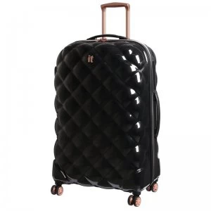 image of IT Luggage St Tropez Deux 8 Wheel Black Expander Suitcase