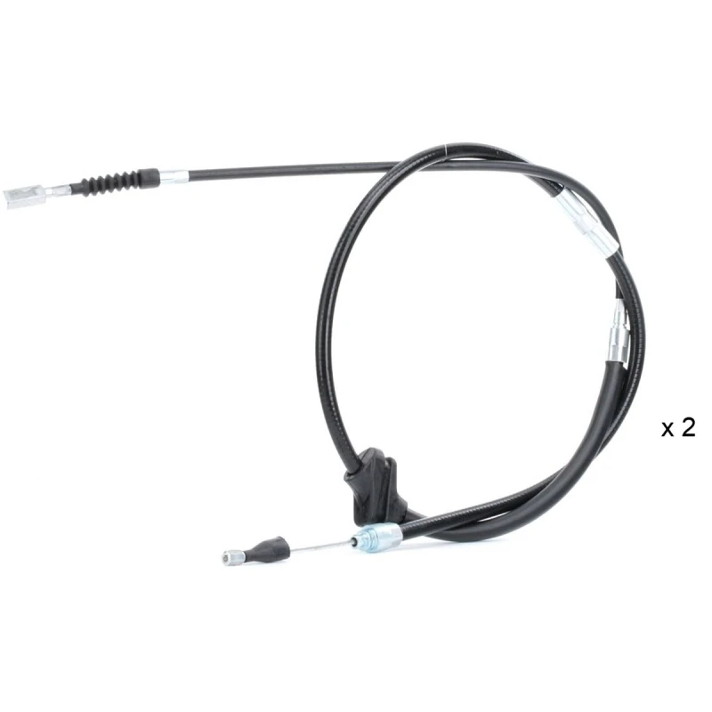 Image of RIDEX 124C1171 Brake Cable Rear, 1491/922+367mm Cable,parking brake (124)