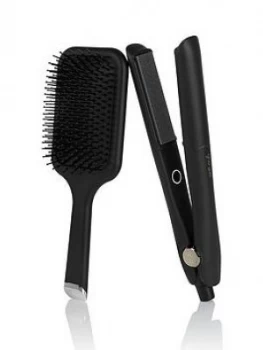 image of Ghd Gold; Gift Set With Paddle Brush And Heat Resistant Bag