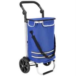 image of 2in1 Shopping Trolley Blue 56L max. 50 kg