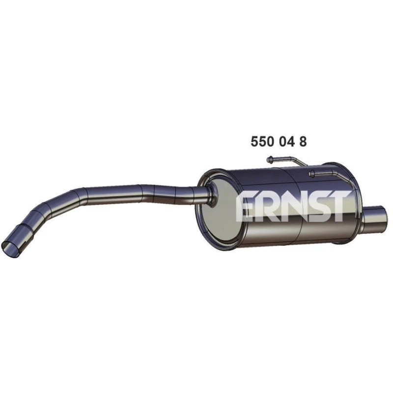 Image of ERNST 550048 Rear silencer with exhaust tip End Silencer (3437)