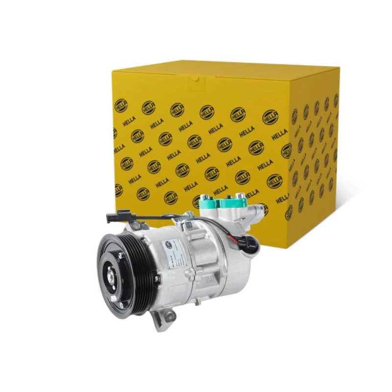 Image of HELLA Air conditioning compressor HELLA 8FK 366 201-341