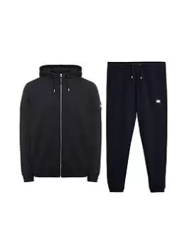 Image of Weekend Offender Hooded Jogsuit, Navy, Size L, Men