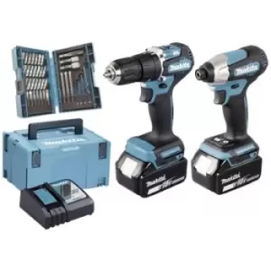 image of Makita DLX2414JX4 Cordless impact driver, Cordless impact driver 18 V Li-ion