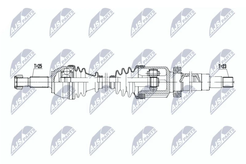 Image of NTY Drive shaft NTY NPW-FR-198