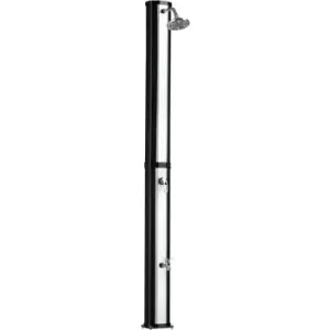 image of Solar shower Ofanto 35l - shower, shower head, camping shower - black/silver - black/silver