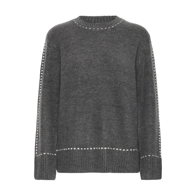 Image of fransa Woman sweater fransa Elise 1 Gris Female S