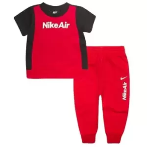 Image of Nike Air T & Jog Set Bb99 - Red