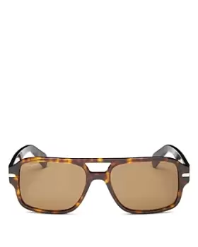 image of Salvatore Ferragamo Mens Brow Bar Square Sunglasses, 58mm