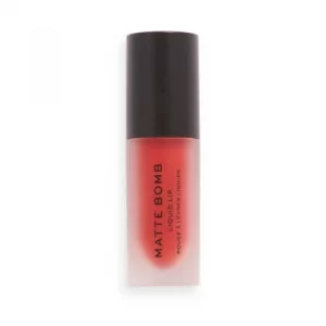 Image of Makeup Revolution Matte Bomb Liquid Lipstick Lure Red