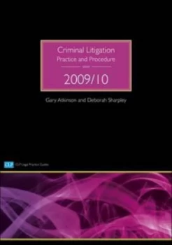 Image of Criminal Litigation by Deborah Sharpley Paperback