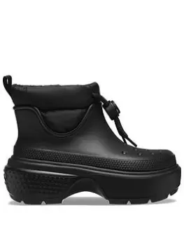 image of Crocs Stomp Puff Boot - Black, Size 5, Women