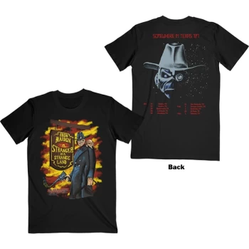 Image of Iron Maiden - Stranger In A Strange Land Unisex Large T-Shirt - Black