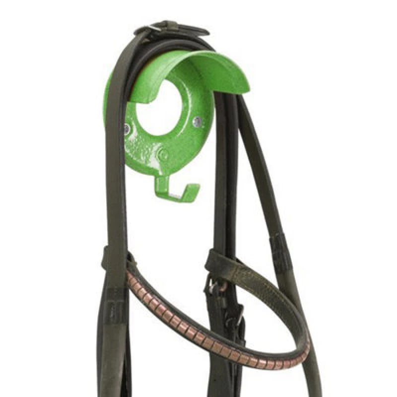 Image of Stubbs Bridle Rack Single S20 Green (One Size)
